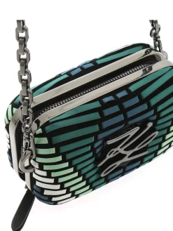 Clutch K/Autograph Minaudiere Whip verde