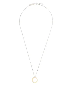 Collana con ciondolo ad anello inciso