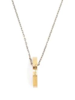 Collana con ciondolo ad anello inciso