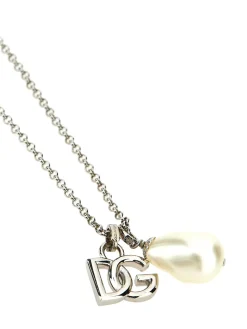 Collana con goccia con logo