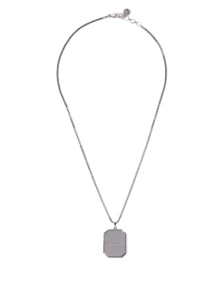Collana con placca logo