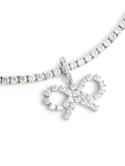Collana In Ottone Con Cristalli