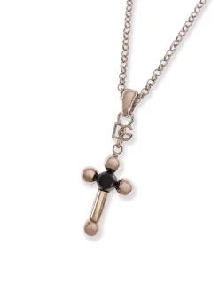 Collana In Ottone Con Iconico Crocifisso