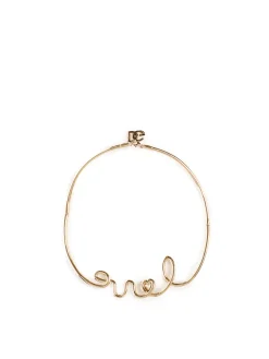 Collana semi-rigida con amore scrittura