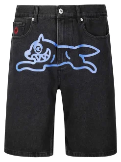 Cortometraggi in denim per cani da corsa