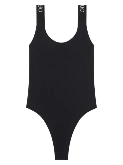 Costume da bagno con fascia con logo