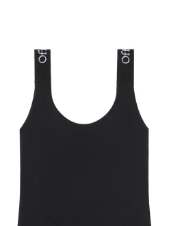 Costume da bagno con fascia con logo