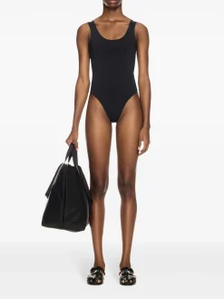 Costume da bagno con fascia con logo