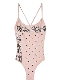 Costume da bagno con stampa Paisley