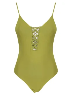 Costume intero con treccia