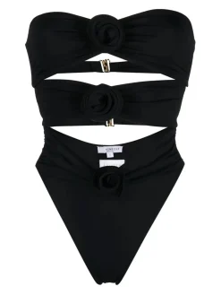 Costume intero floreale con cut out