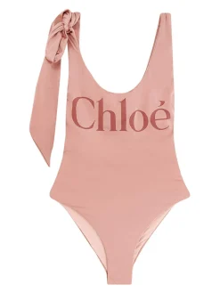 Costume Intero In Nylon Con Logo