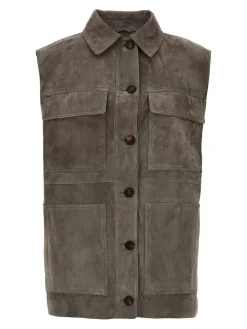 Couture Suede Vest