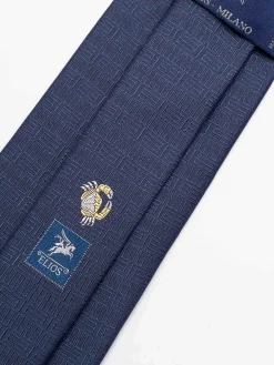 Cravatta Di Seta Con Segno Zodiacale