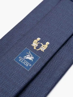 Cravatta Di Seta Con Segno Zodiacale