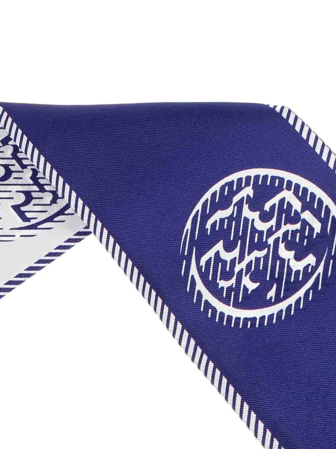 Cravatta Medallion Logo Ribbon in seta