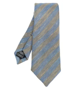 Cravatta Uomo Righe Fiammate 8Cm
