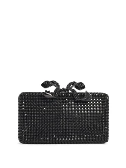 Crystal Box Pochette in poliestere nero