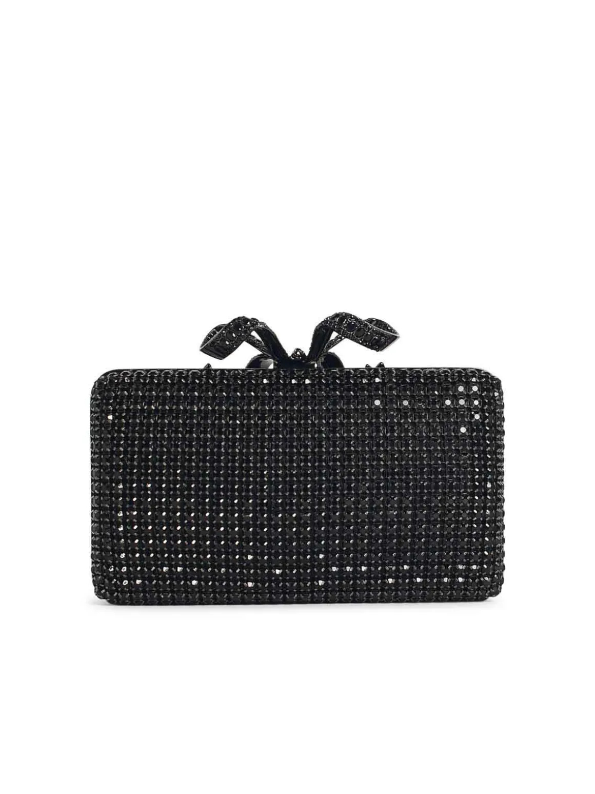 Crystal Box Pochette in poliestere nero