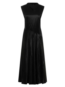 Cupro Long Dress