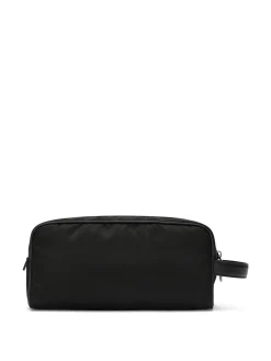 Custodia in nylon con placca logo