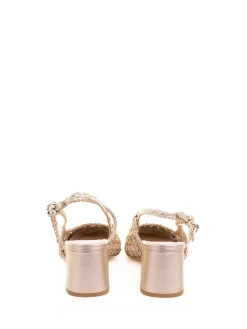 Dcollet Slingback Beige Traforato In Pelle