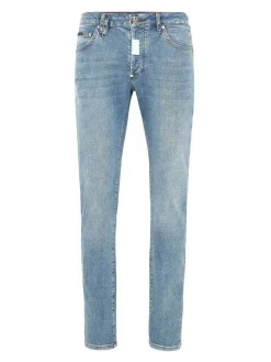 Denim Super Straight Cut Panters Esagono
