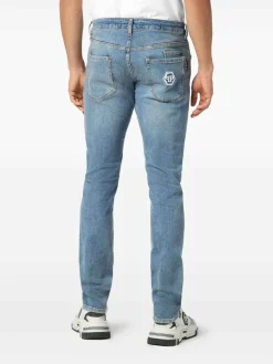 Denim Super Straight Cut Panters Esagono