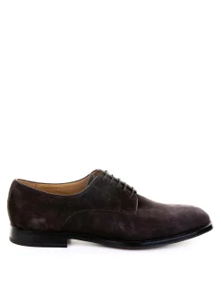 Derby in camoscio marrone