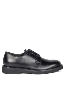Derby Nero In Pelle Liscia