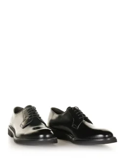 Derby Nero In Pelle Liscia