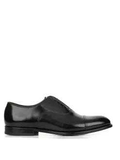 Doucals Francesina Nera In Pelle