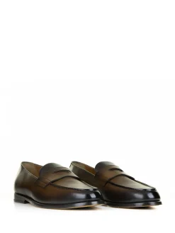 Doucals Mocassino Marrone In Pelle