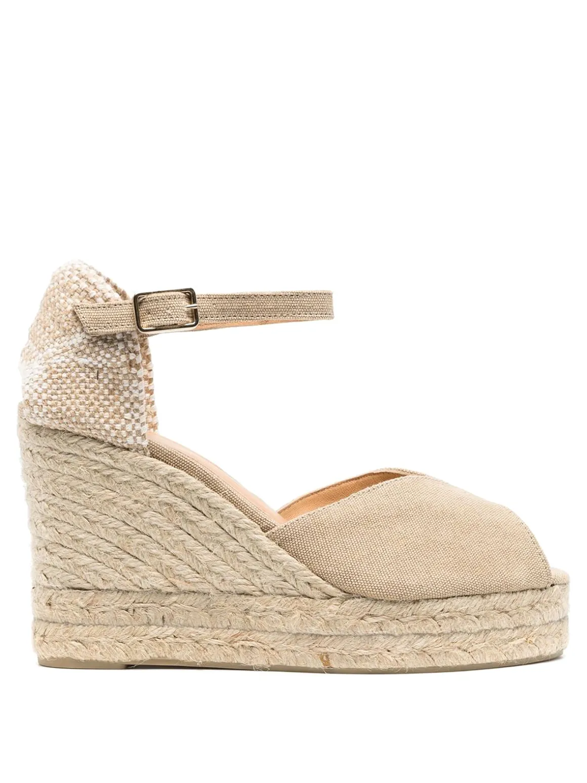 Espadrillas Bianca con zeppa