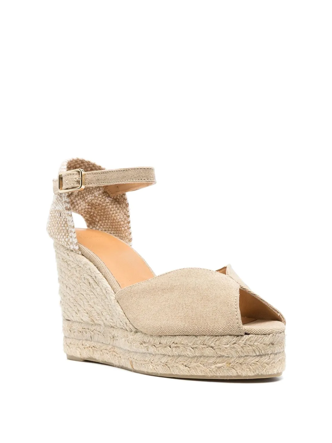Espadrillas Bianca con zeppa