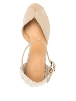 Espadrillas Bianca con zeppa