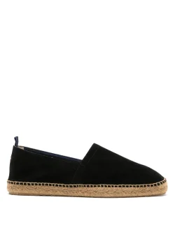 Espadrillas con linguetta intrecciata nera