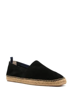 Espadrillas con linguetta intrecciata nera