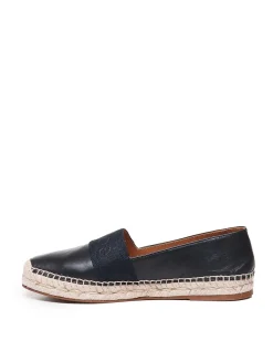 Espadrillas In Pelle E Corda