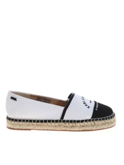 Espadrillas Kamini bianche e nere
