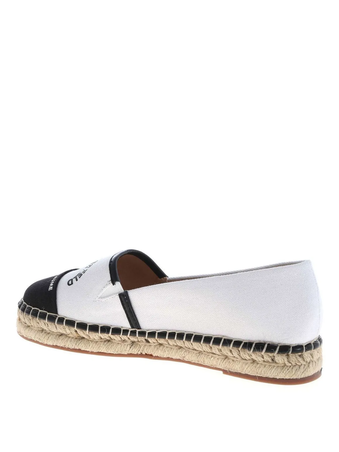 Espadrillas Kamini bianche e nere