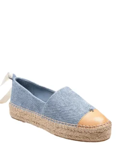 Espadrille In Jeans Con Suola In Juta