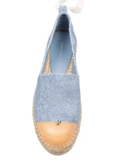 Espadrille In Jeans Con Suola In Juta