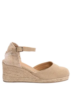 Espadrilles Carol con zeppa e cinturino