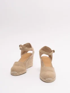 Espadrilles Carol con zeppa e cinturino