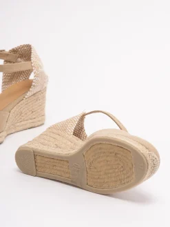 Espadrilles Carol con zeppa e cinturino