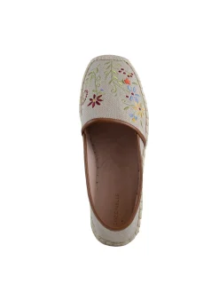 Espadrilles praia lencos ricamato