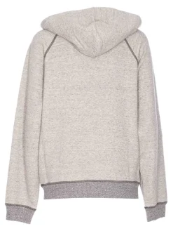 Felpa con cappuccio grigio