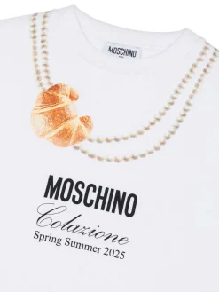 Felpa di cotone in bianco con logo stampa