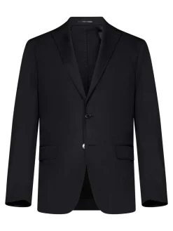 Fit di comfort Blazer a petto singolo